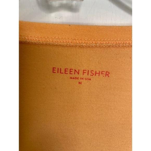 Eileen Fisher 100% Organic Cotton 3/4 sleeve top size Medium - Picture 4 of 4